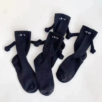 Calcetines que se dan la mano y te hacen sonrreir